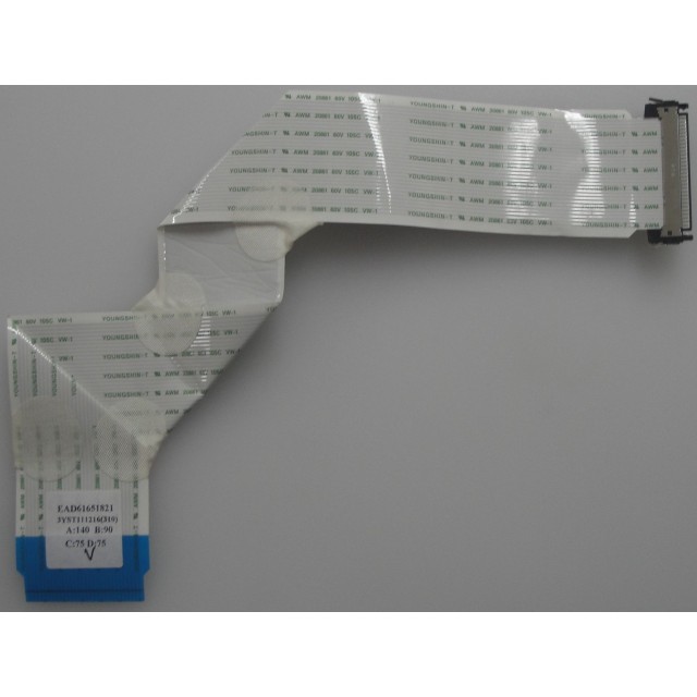 CABO FLAT (LVDS) EAD61651821 32LK330 32LK331C Cabo Flat LG www.soplacas.tv.br